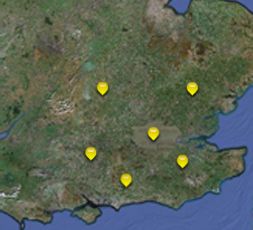 D+R divisions map